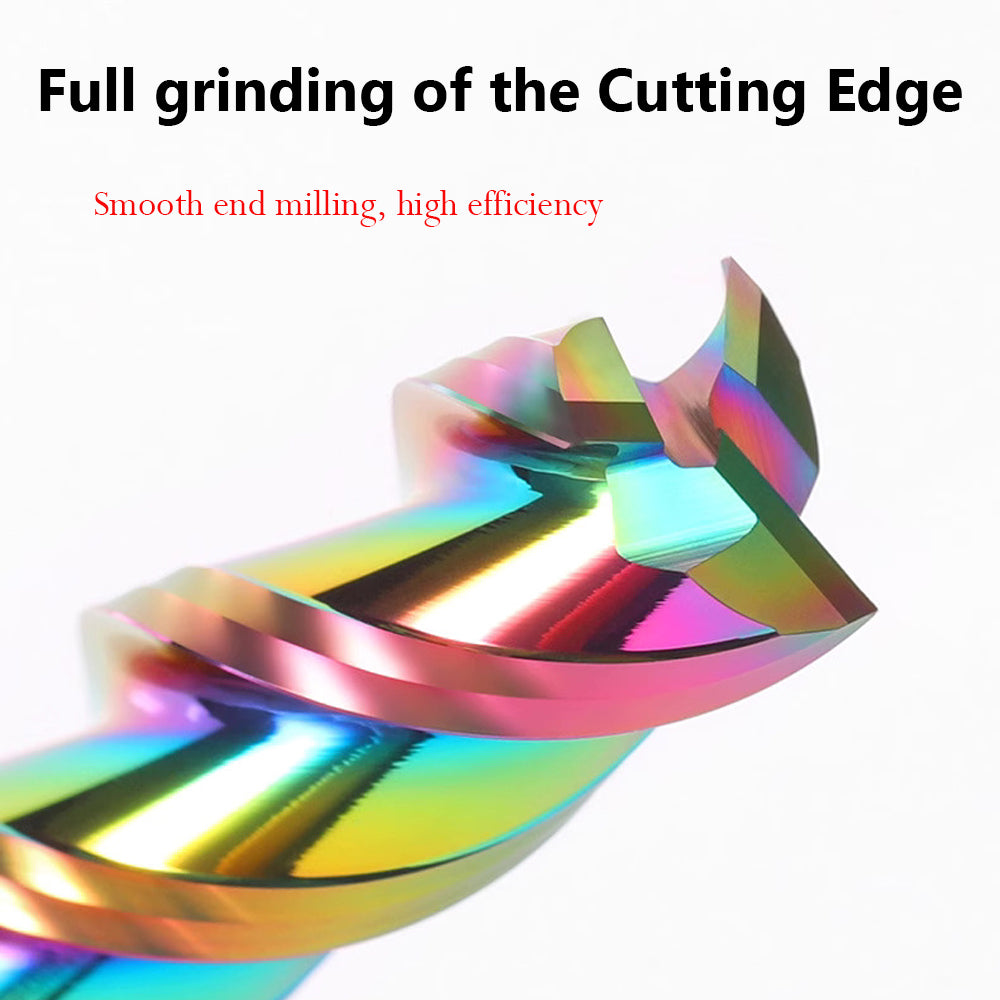 The back angle of the 3-flute cutting edge is increased simultaneously, making the tool sharper and the cutting process smoother.