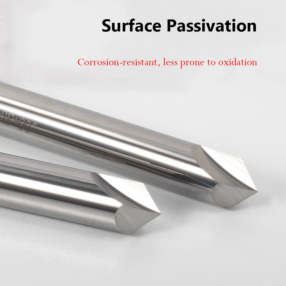 The chamfering cutter is suitable for machining aluminum and carbon steel materials.