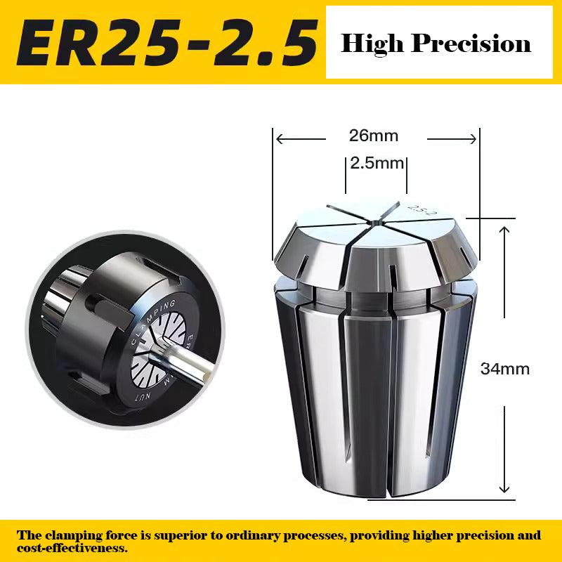 ER25 High Precision Spring Collet CNC Fixture