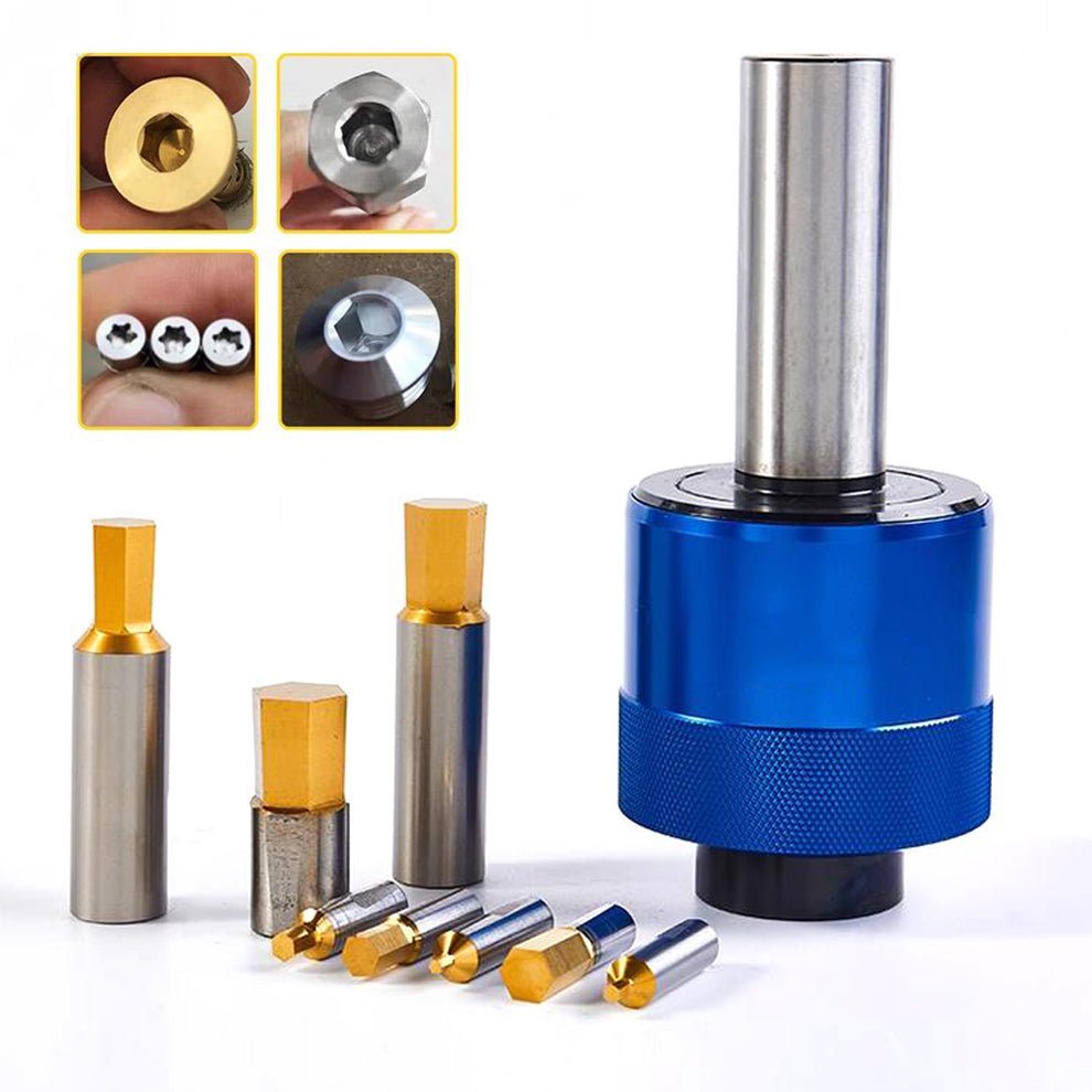 Rotary Broach Wobble Broach Tool Holder Hex Rotary Broach Punch – RHKINGS